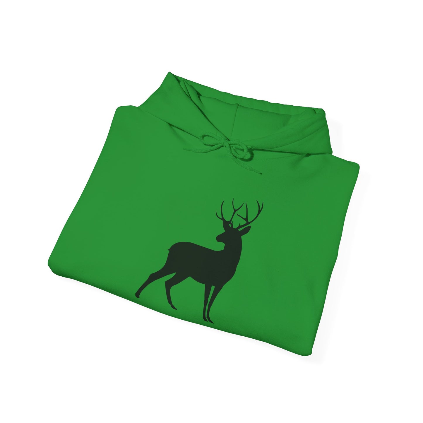 Unisex Deer Silhouette Heavy Blend Hoodie - Cozy Outdoor Apparel for Nature Lovers