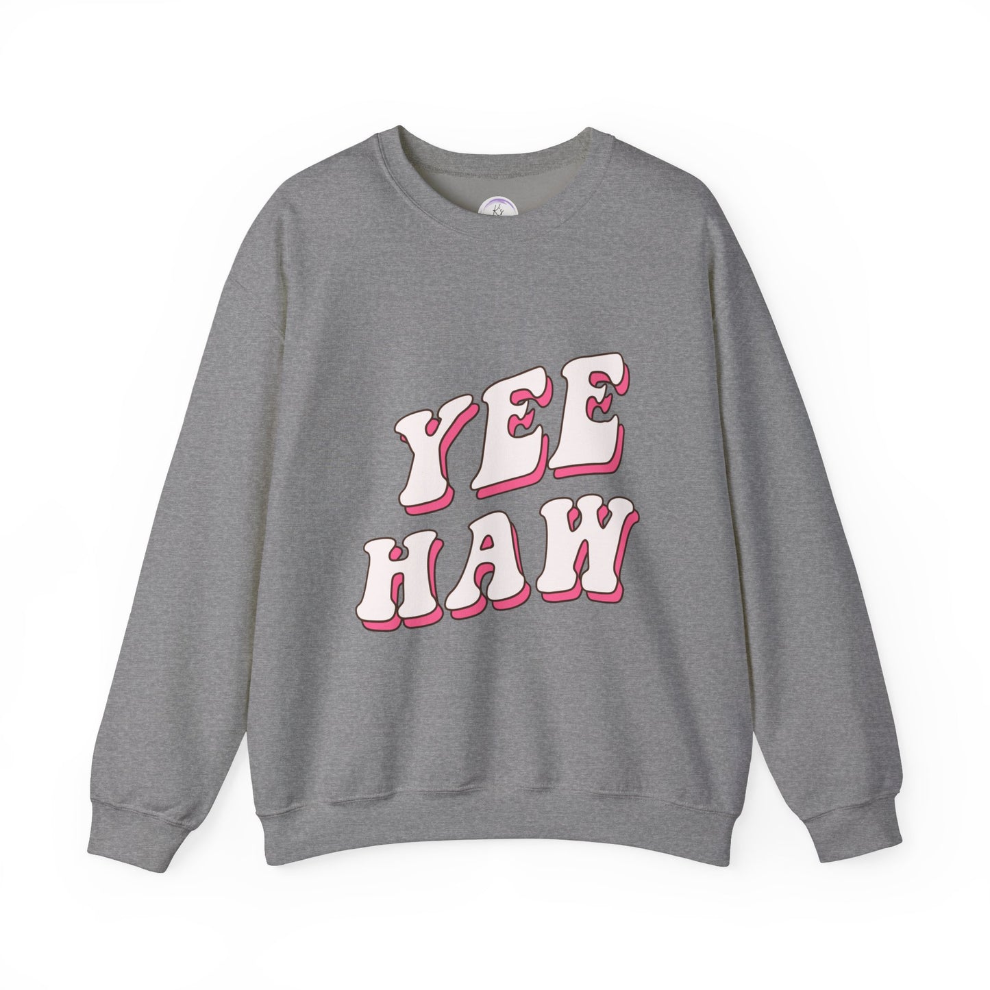 Yee Haw Unisex Heavy Blend™ Crewneck Sweatshirt - Fun Western Style for Comfort and Style