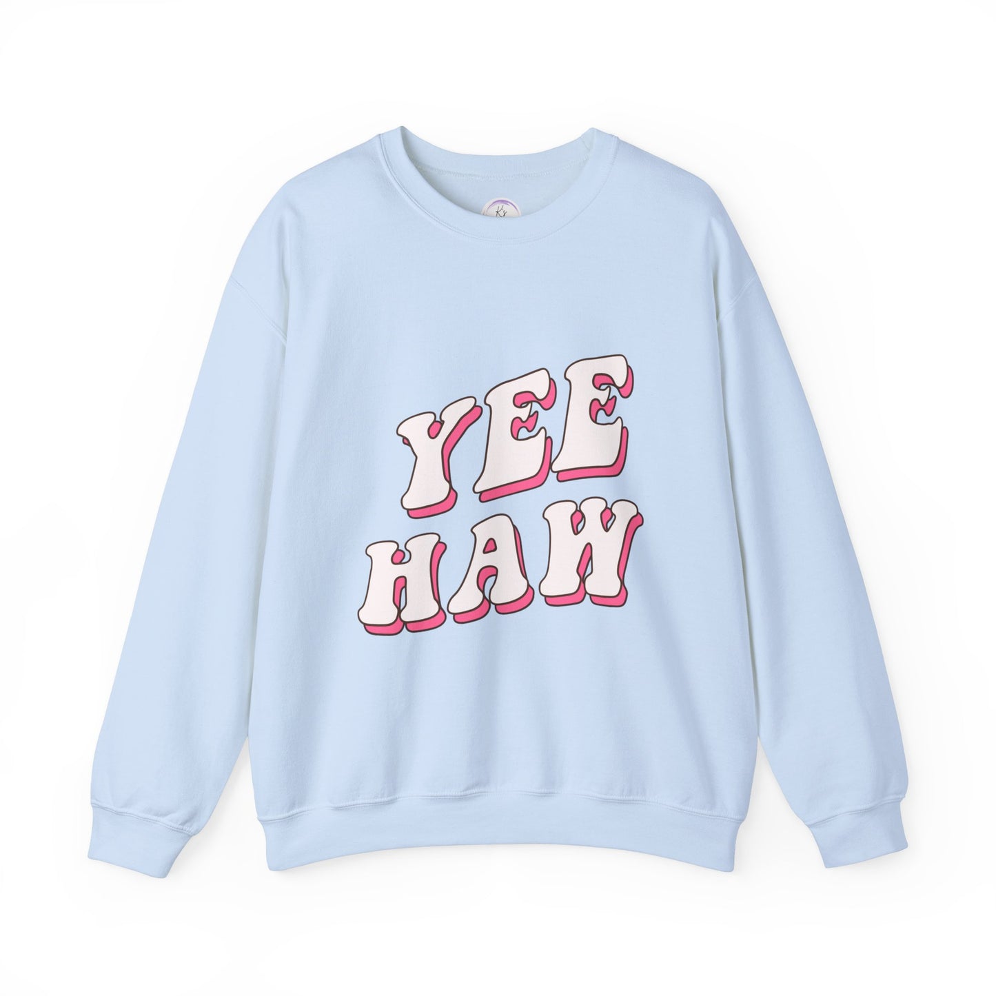 Yee Haw Unisex Heavy Blend™ Crewneck Sweatshirt - Fun Western Style for Comfort and Style