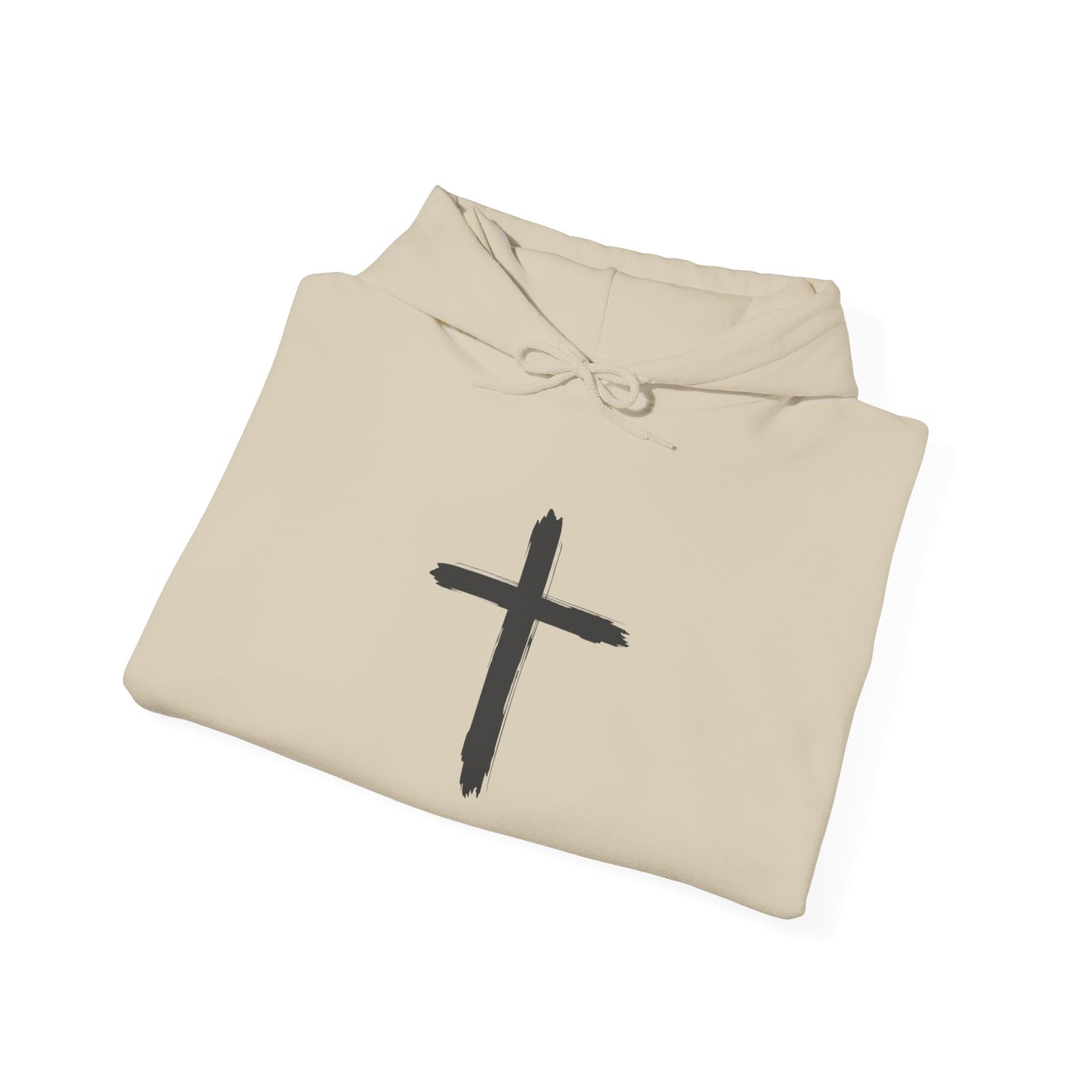 Minimalist Cross Design Unisex Heavy Blend™ Hoodie - Modern Faith Apparel