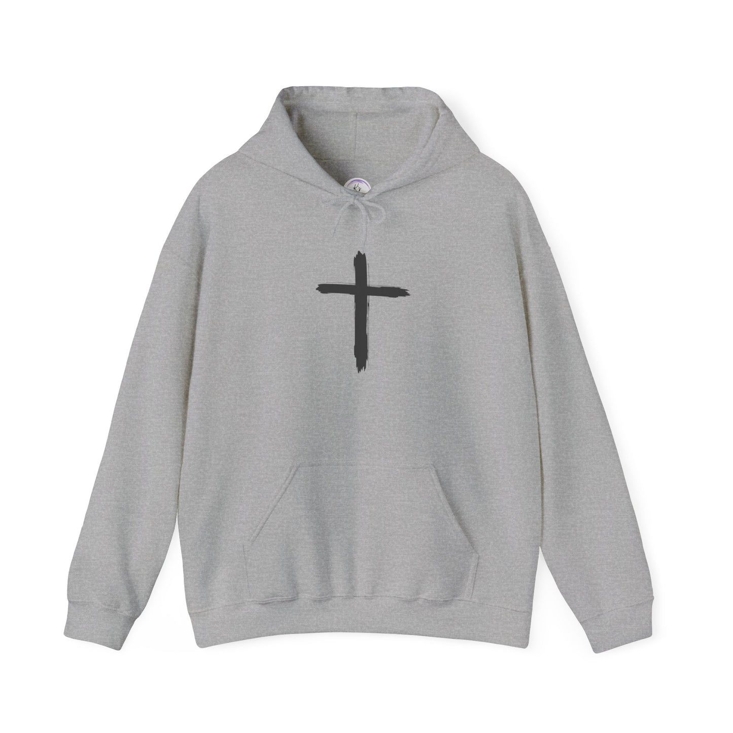 Minimalist Cross Design Unisex Heavy Blend™ Hoodie - Modern Faith Apparel