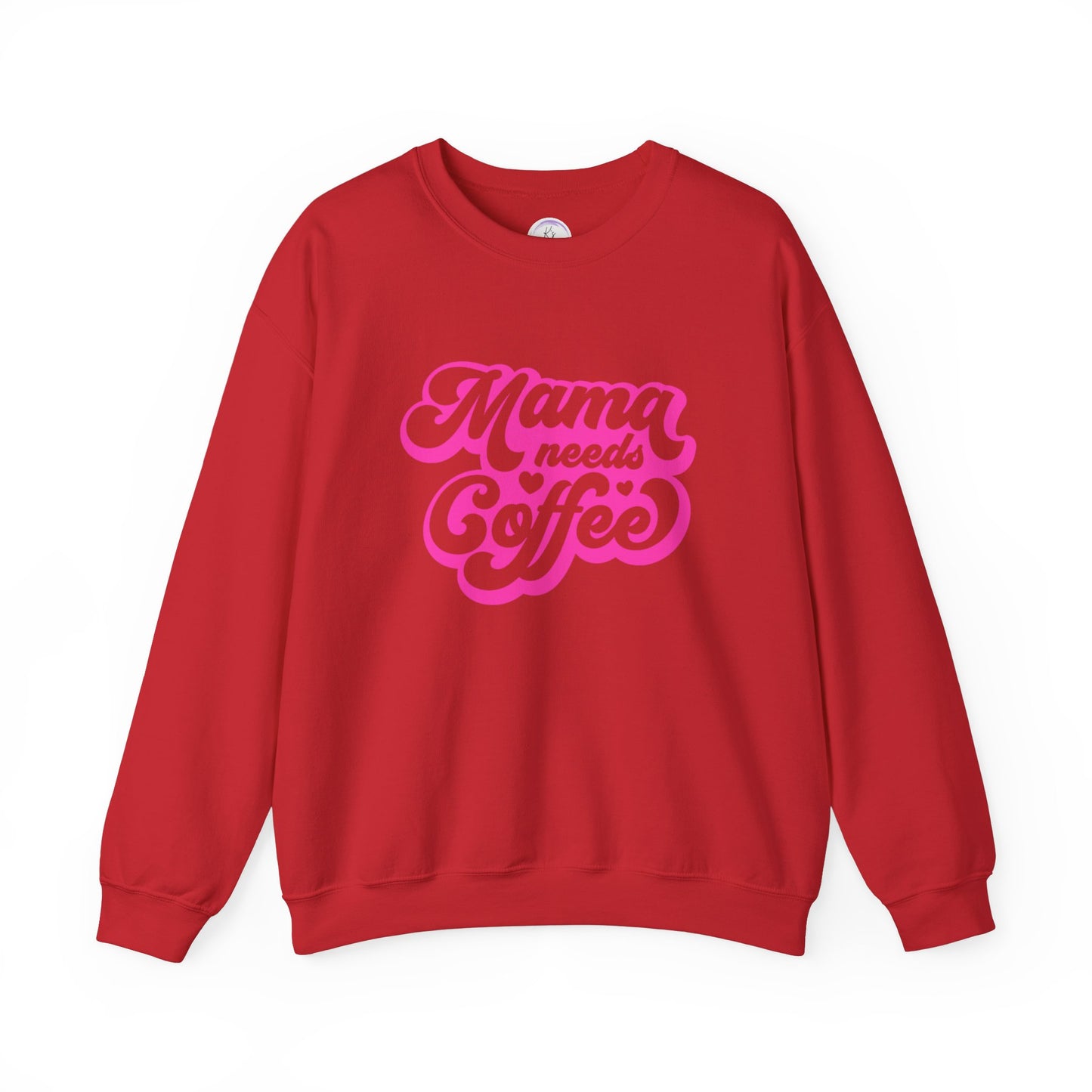 Mama Needs Coffee Unisex Heavy Blend™ Crewneck Sweatshirt - Cozy & Fun Gift for Moms