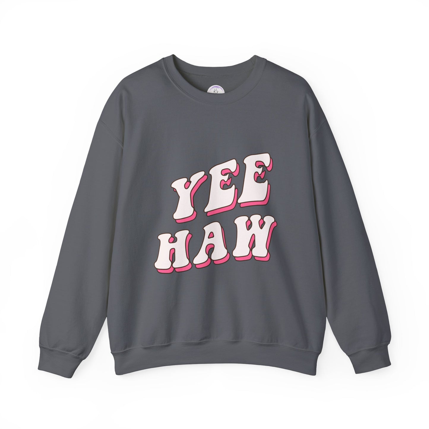 Yee Haw Unisex Heavy Blend™ Crewneck Sweatshirt - Fun Western Style for Comfort and Style