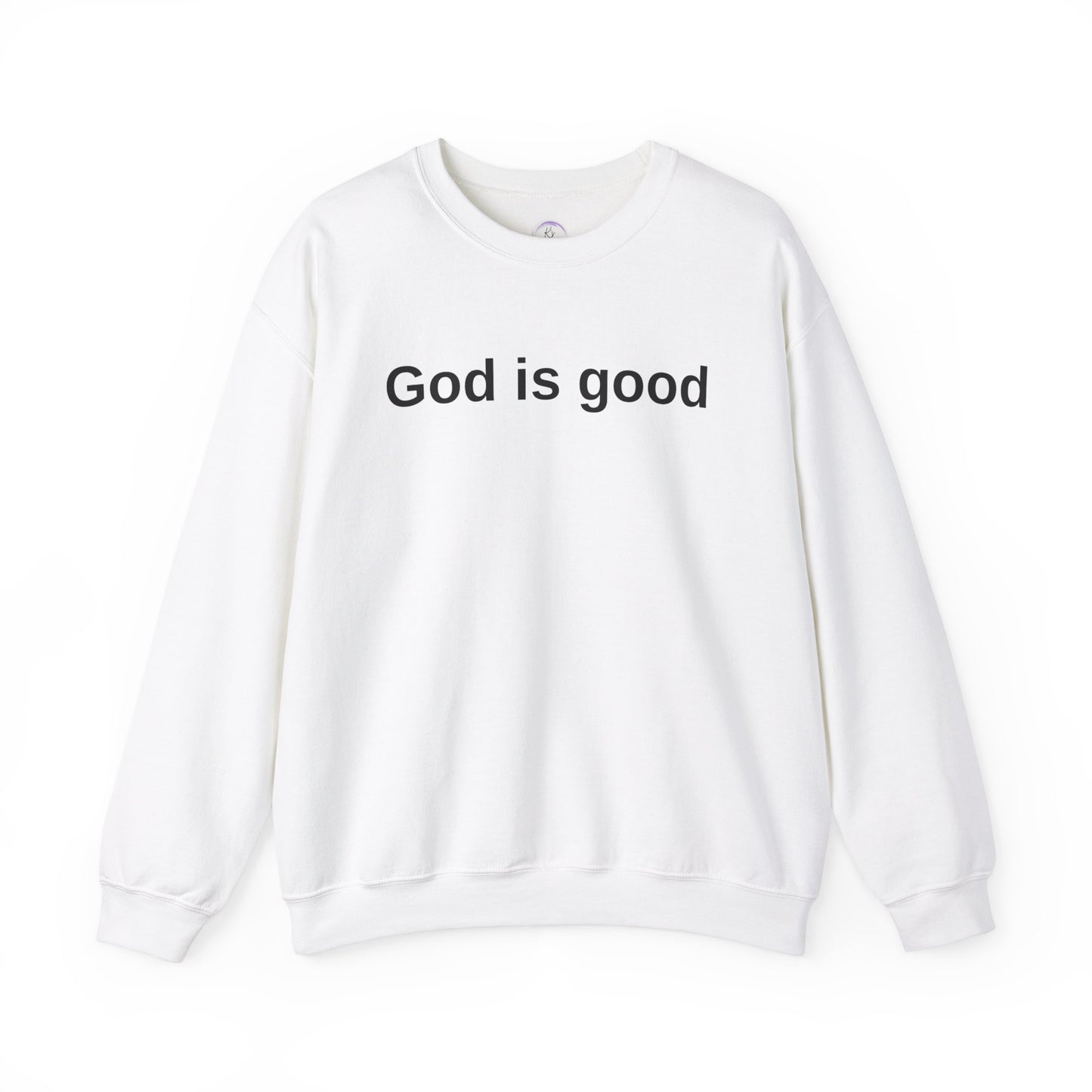 God is Good Unisex Heavy Blend Crewneck Sweatshirt - Cozy and Inspirational Apparel