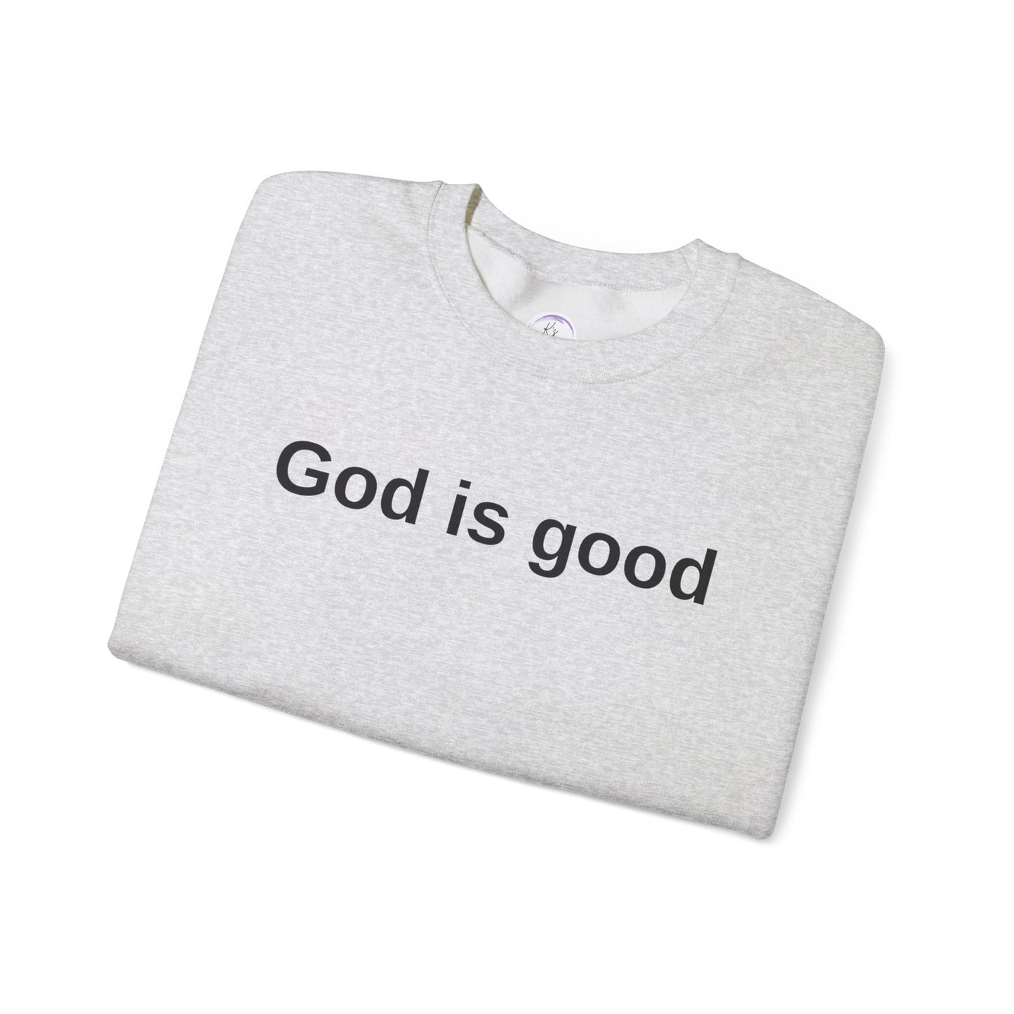 God is Good Unisex Heavy Blend Crewneck Sweatshirt - Cozy and Inspirational Apparel