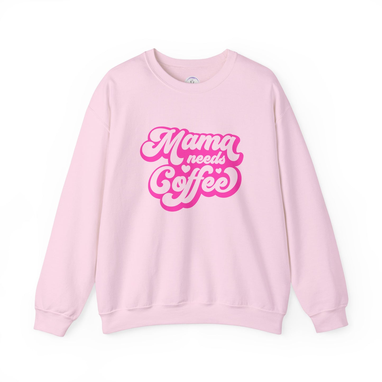 Mama Needs Coffee Unisex Heavy Blend™ Crewneck Sweatshirt - Cozy & Fun Gift for Moms