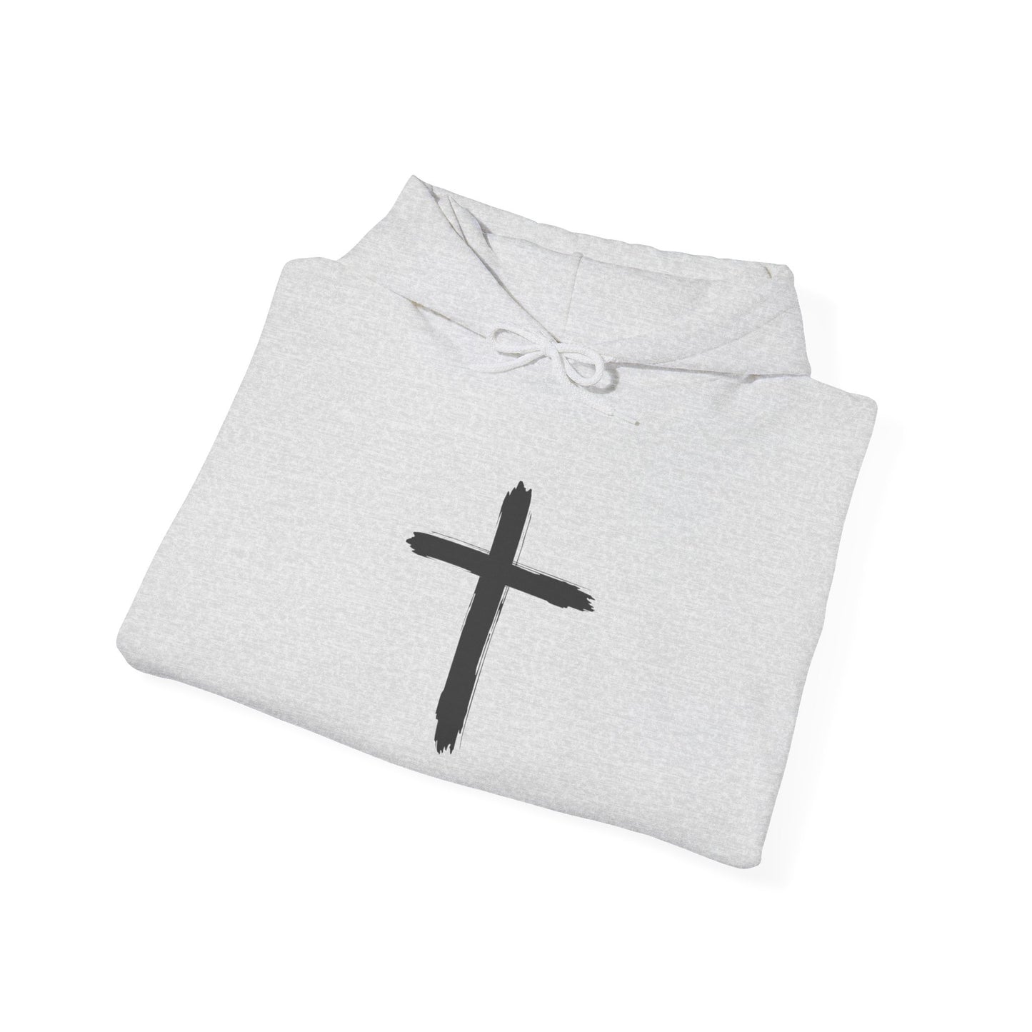 Minimalist Cross Design Unisex Heavy Blend™ Hoodie - Modern Faith Apparel