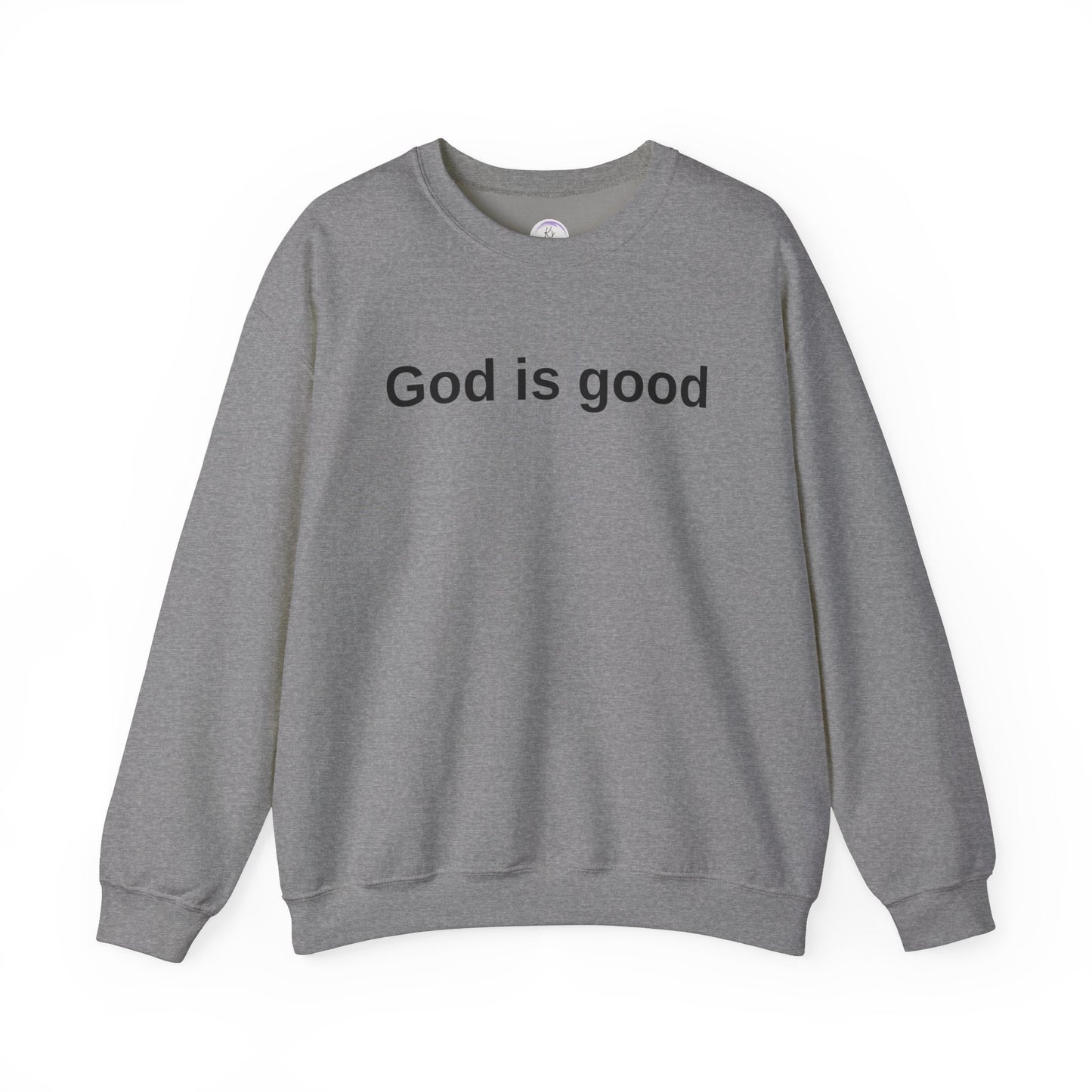 God is Good Unisex Heavy Blend Crewneck Sweatshirt - Cozy and Inspirational Apparel