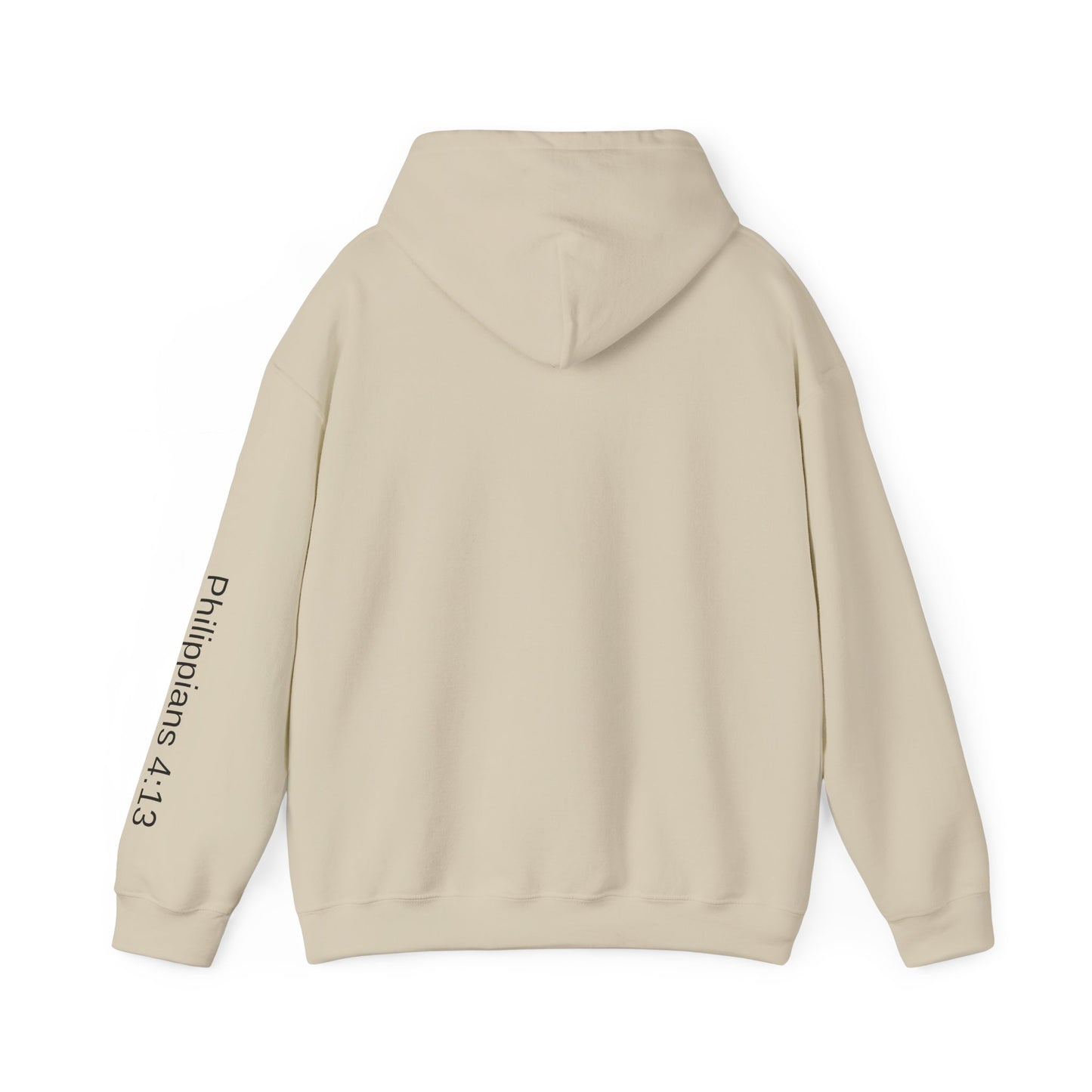 Christian Cross Hoodie | Philippians 4:13 | Cozy Unisex Heavy Blend Sweatshirt
