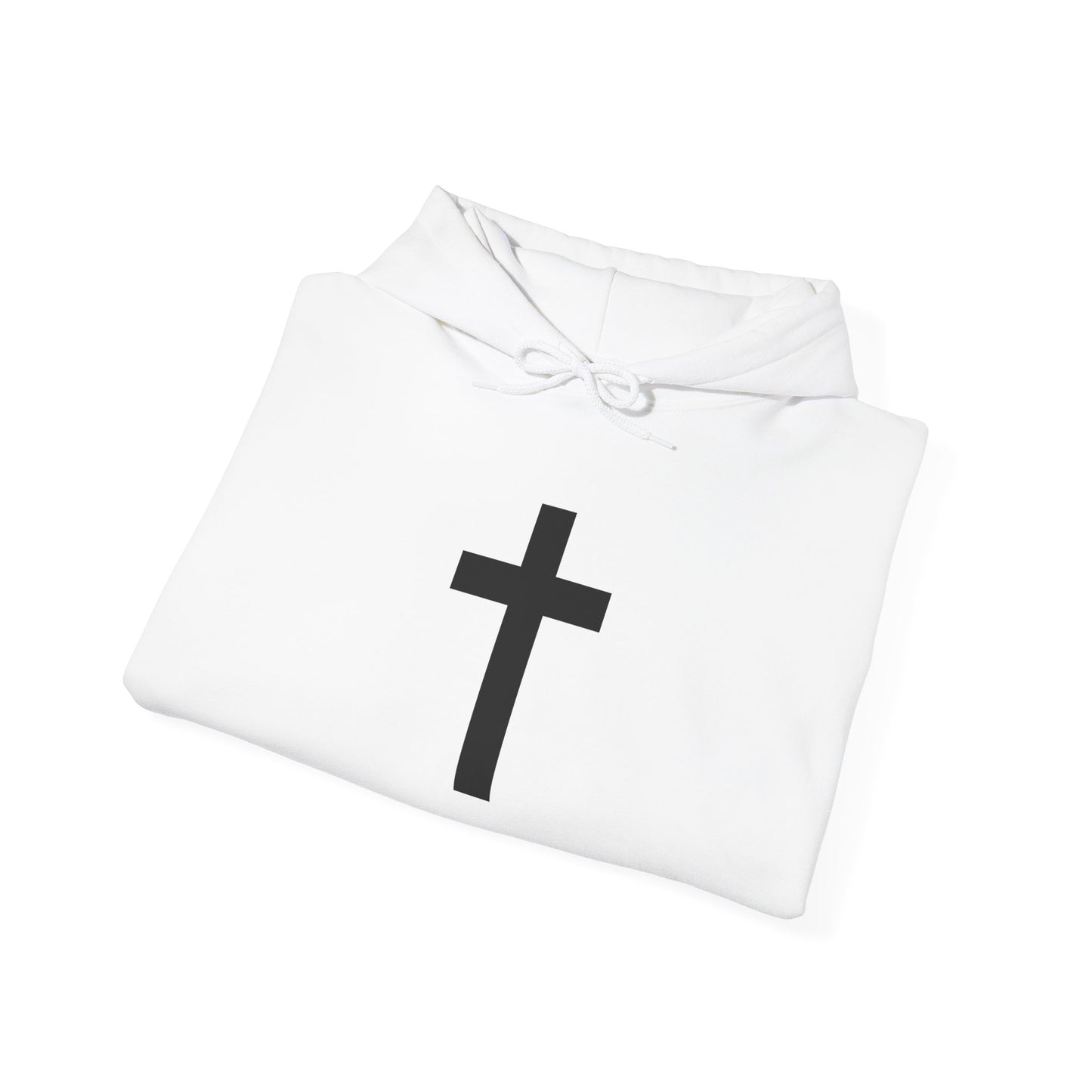 Christian Cross Hoodie | Philippians 4:13 | Cozy Unisex Heavy Blend Sweatshirt