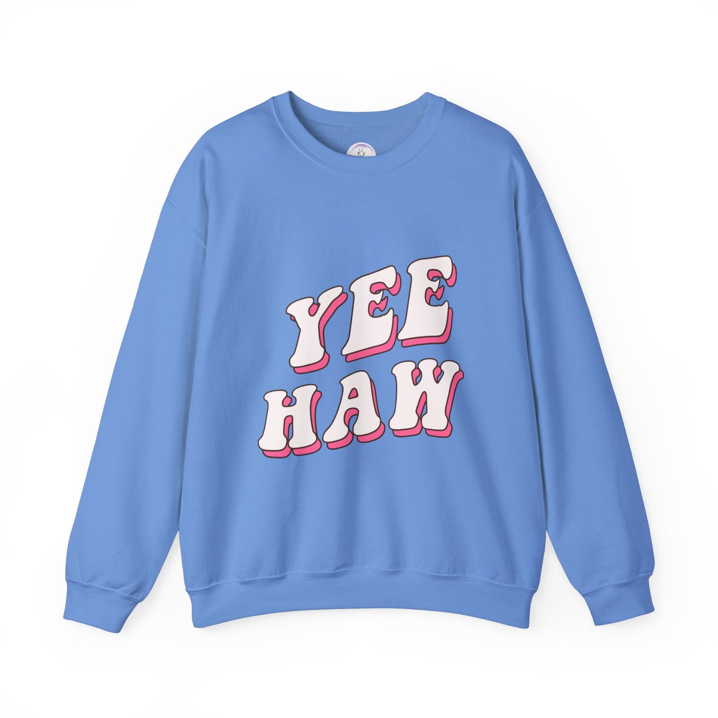 Yee Haw Unisex Heavy Blend™ Crewneck Sweatshirt - Fun Western Style for Comfort and Style