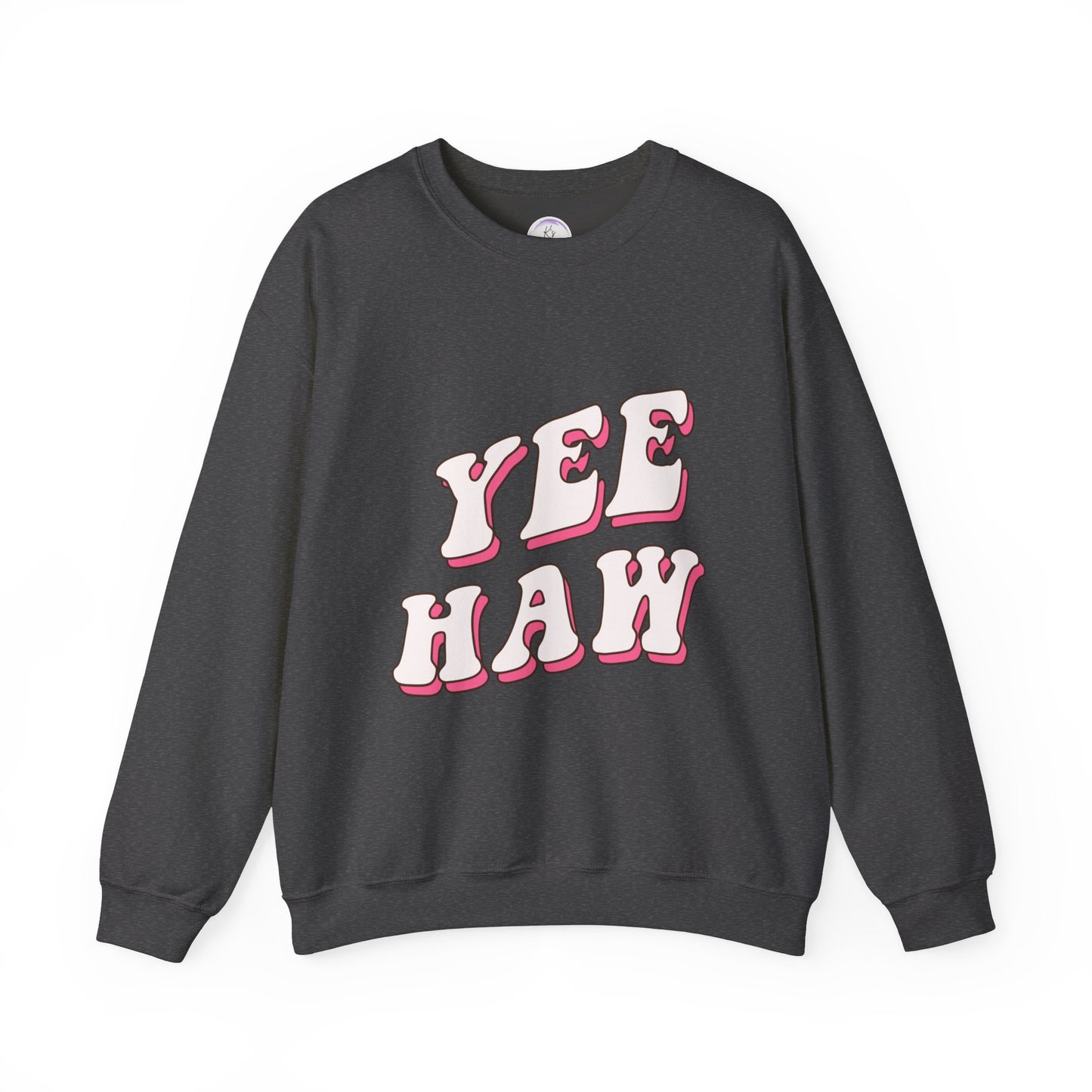 Yee Haw Unisex Heavy Blend™ Crewneck Sweatshirt - Fun Western Style for Comfort and Style