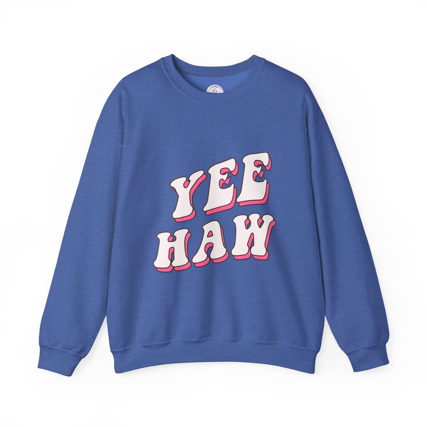 Yee Haw Unisex Heavy Blend™ Crewneck Sweatshirt - Fun Western Style for Comfort and Style
