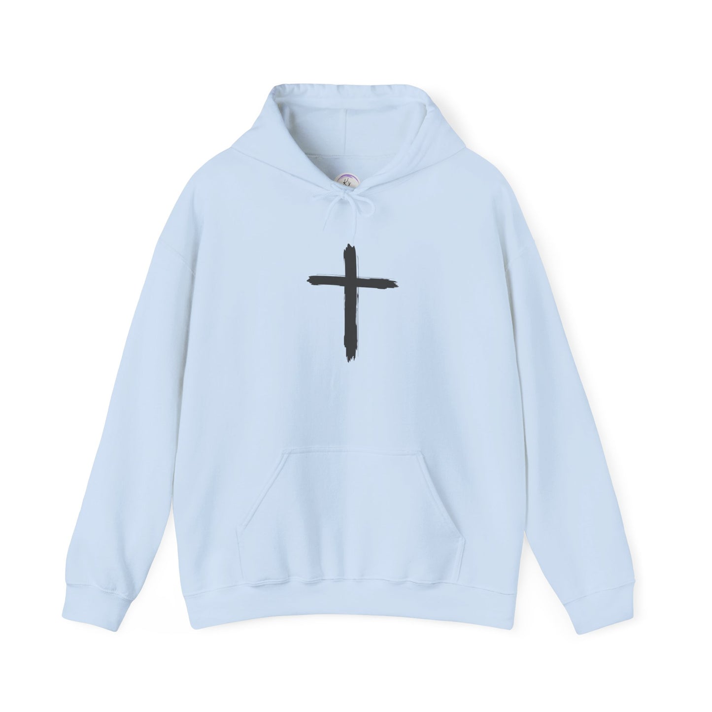 Minimalist Cross Design Unisex Heavy Blend™ Hoodie - Modern Faith Apparel