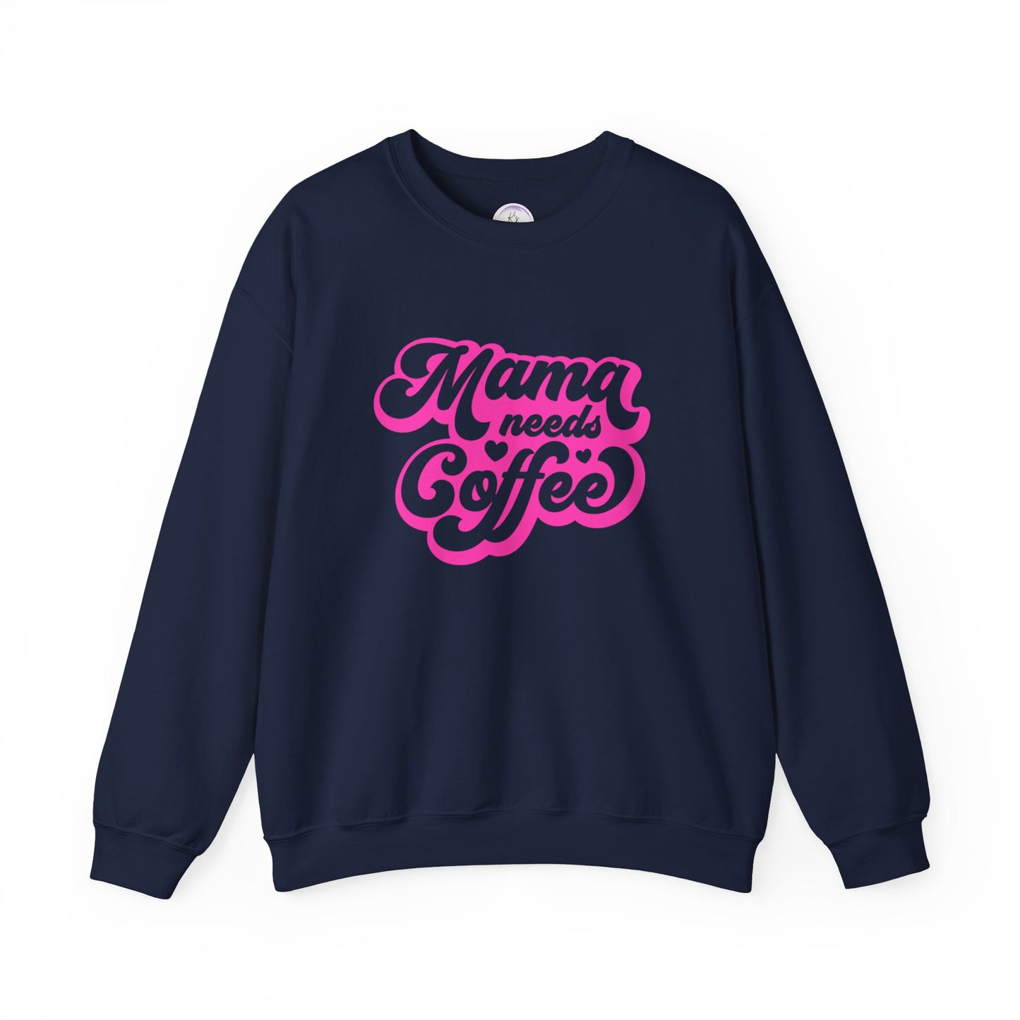 Mama Needs Coffee Unisex Heavy Blend™ Crewneck Sweatshirt - Cozy & Fun Gift for Moms