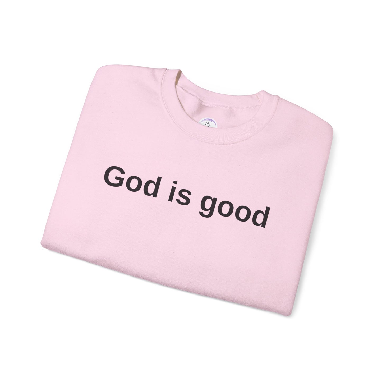 God is Good Unisex Heavy Blend Crewneck Sweatshirt - Cozy and Inspirational Apparel