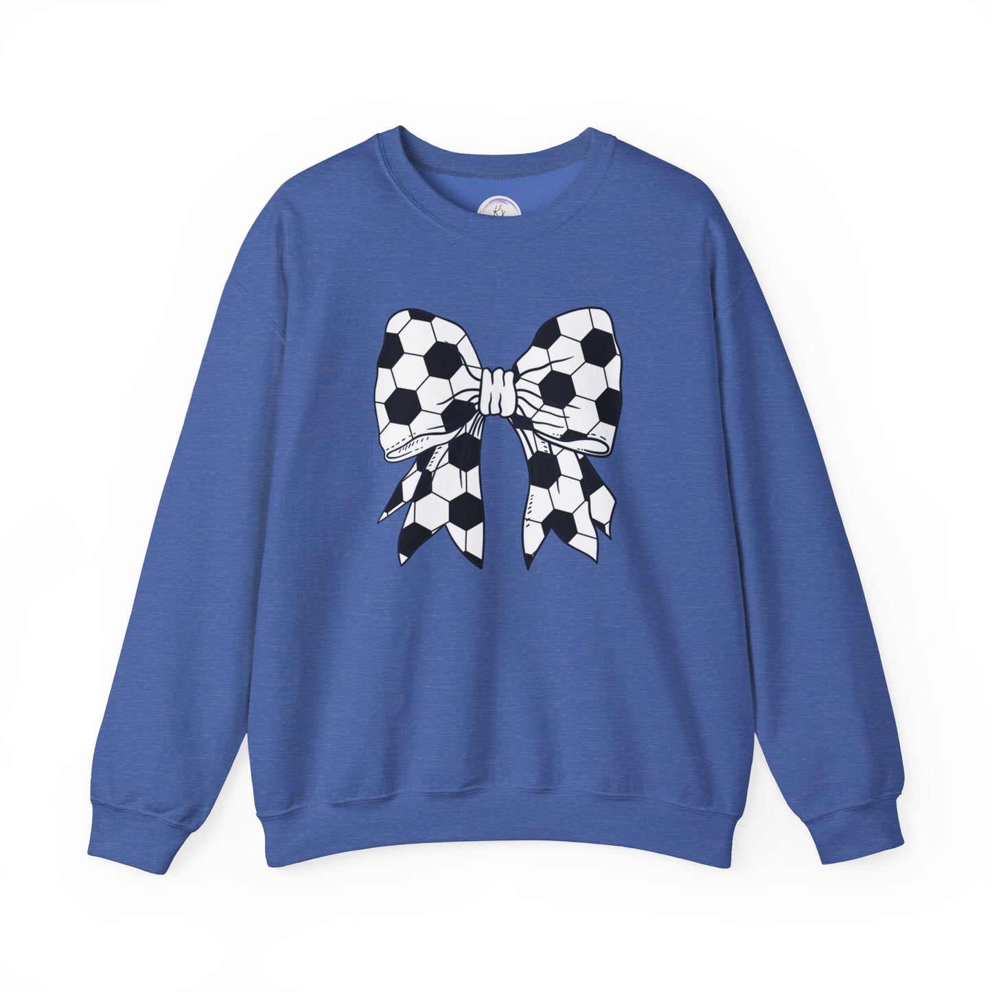 Soccer Bow Unisex Crewneck Sweatshirt – Perfect for Sports Fans and Athletes