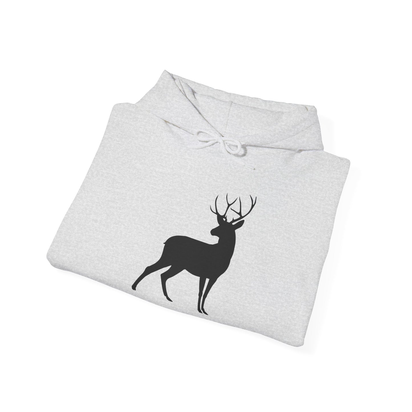 Unisex Deer Silhouette Heavy Blend Hoodie - Cozy Outdoor Apparel for Nature Lovers