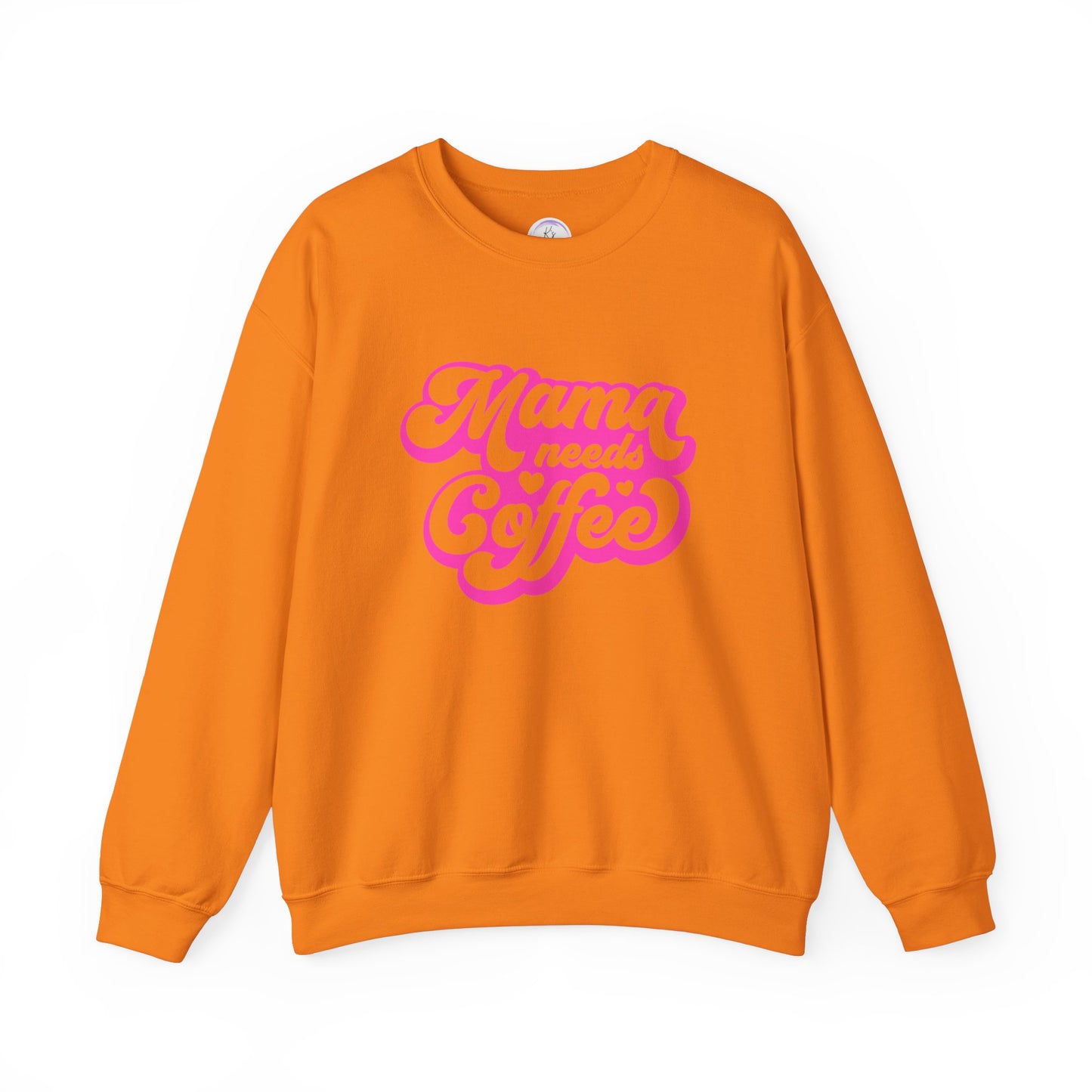 Mama Needs Coffee Unisex Heavy Blend™ Crewneck Sweatshirt - Cozy & Fun Gift for Moms