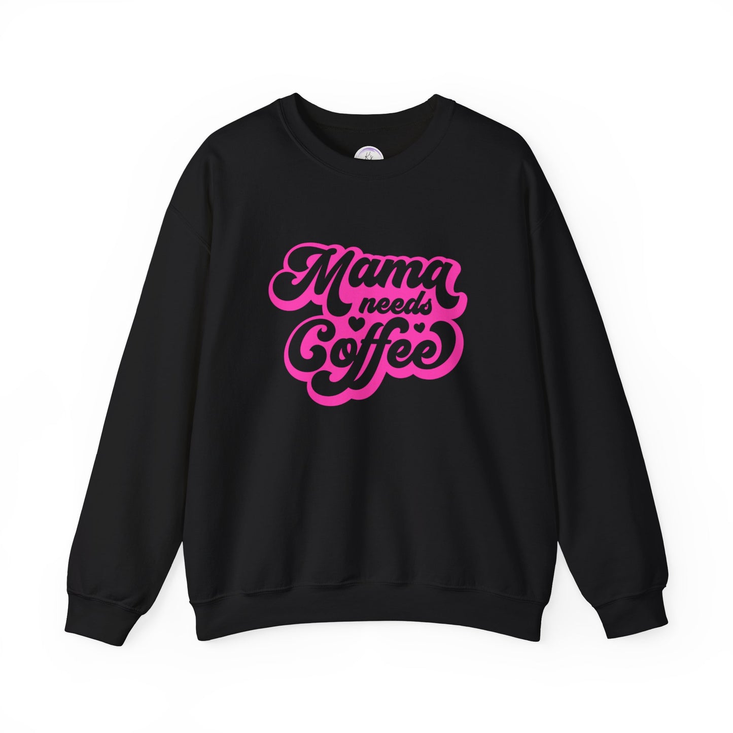 Mama Needs Coffee Unisex Heavy Blend™ Crewneck Sweatshirt - Cozy & Fun Gift for Moms