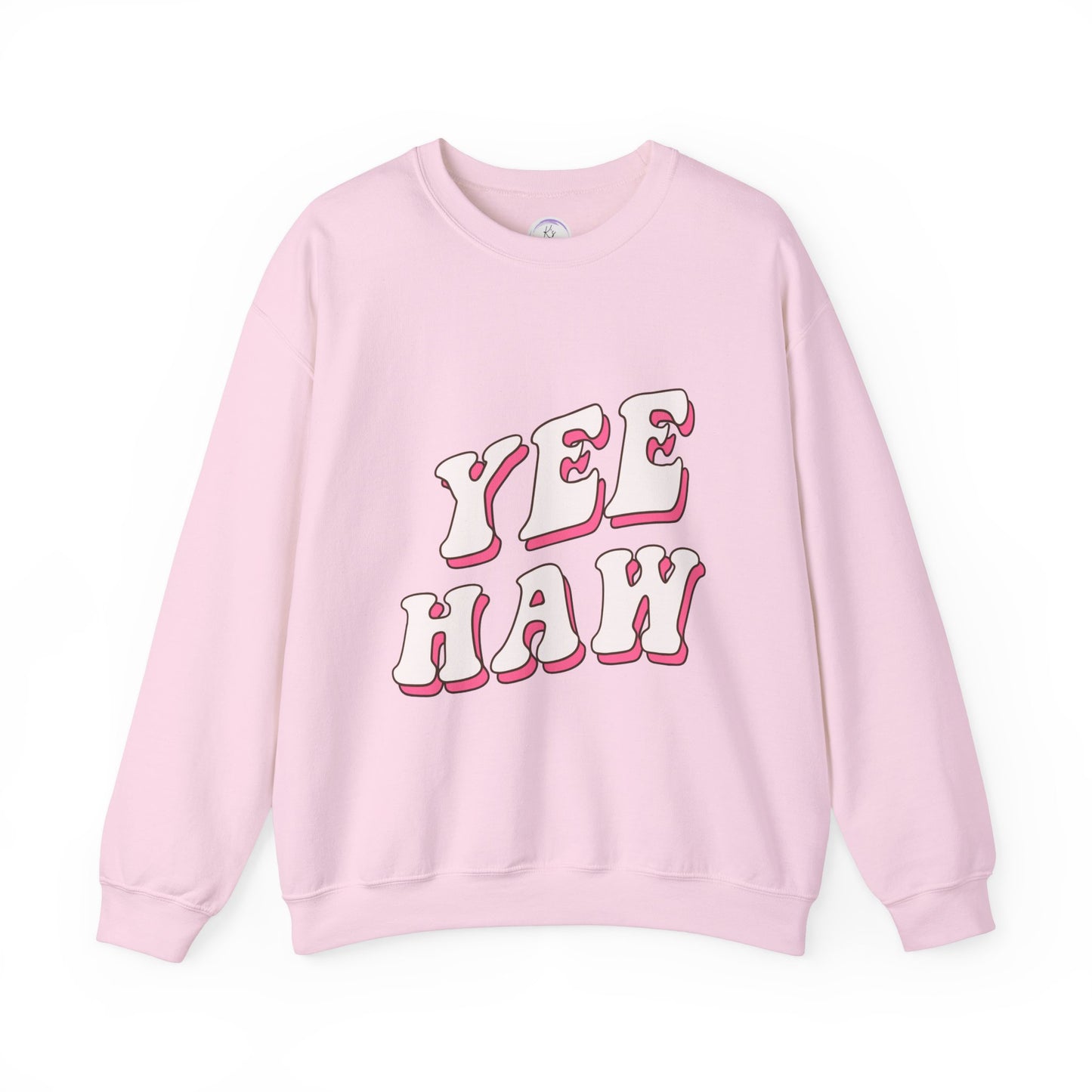 Yee Haw Unisex Heavy Blend™ Crewneck Sweatshirt - Fun Western Style for Comfort and Style