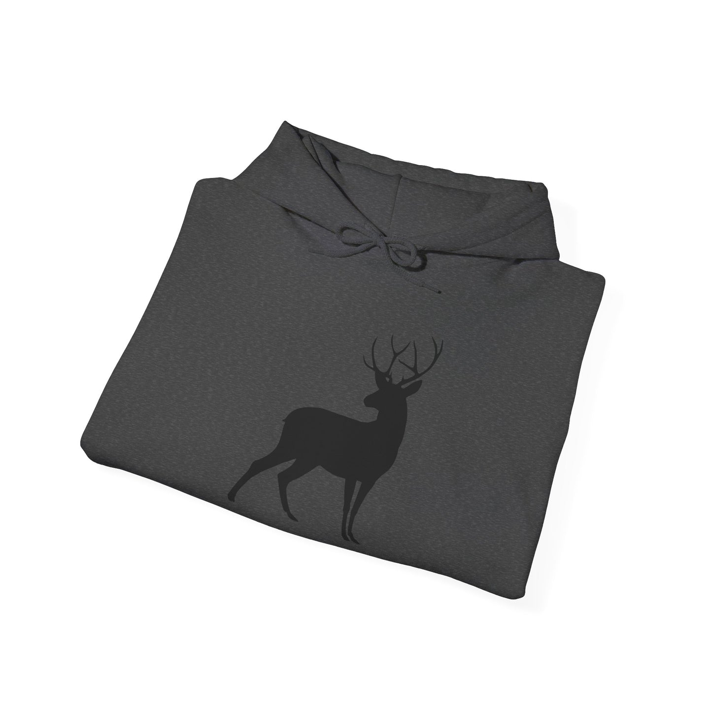 Unisex Deer Silhouette Heavy Blend Hoodie - Cozy Outdoor Apparel for Nature Lovers