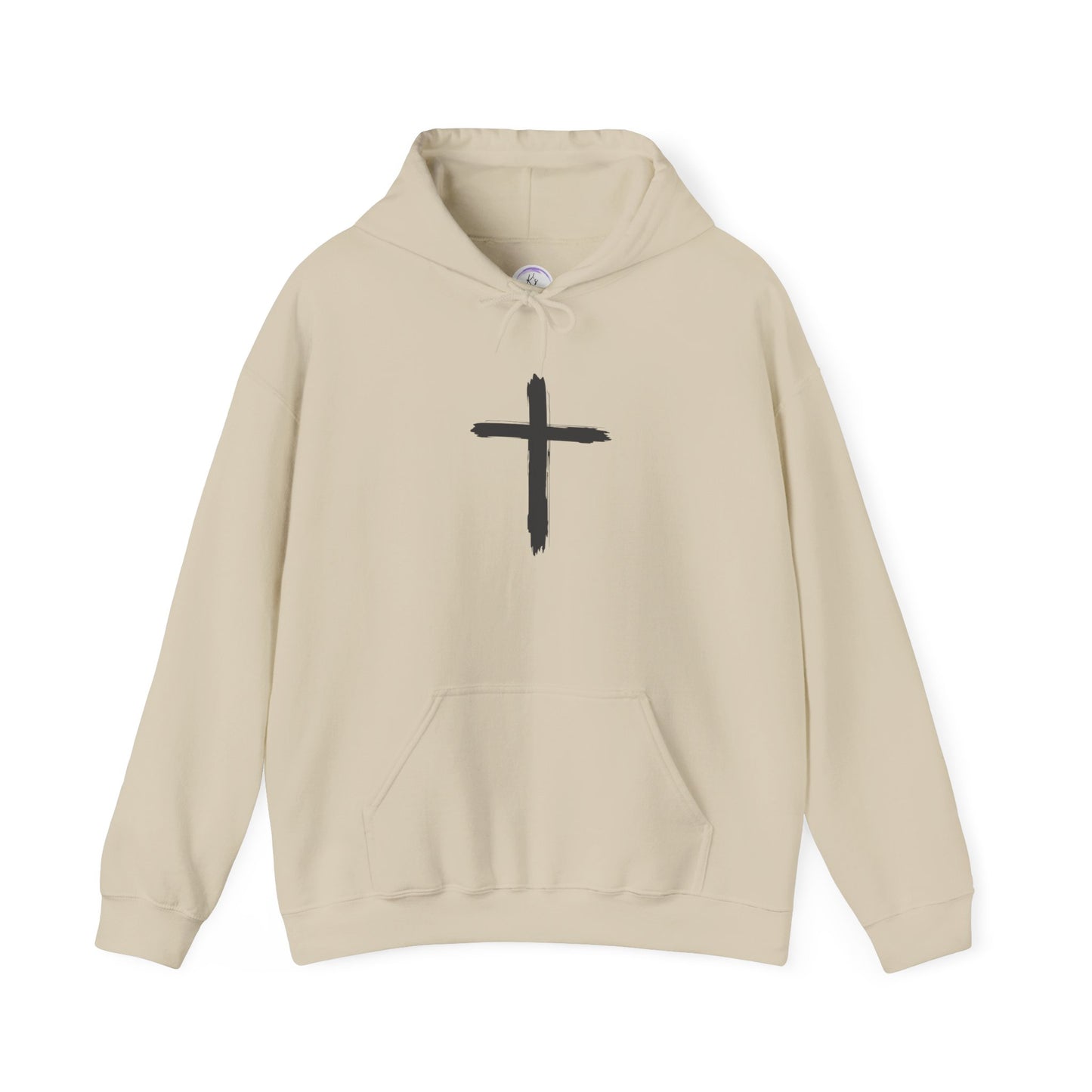 Minimalist Cross Design Unisex Heavy Blend™ Hoodie - Modern Faith Apparel