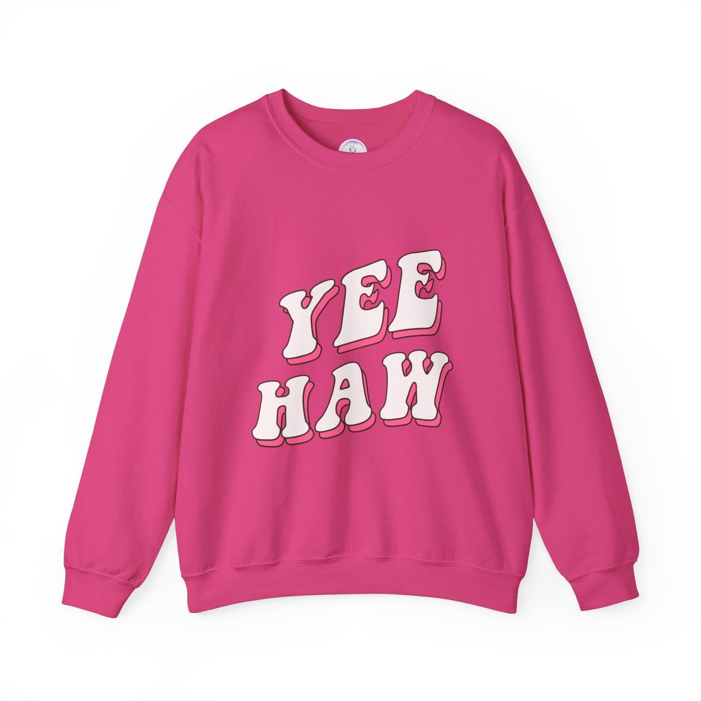Yee Haw Unisex Heavy Blend™ Crewneck Sweatshirt - Fun Western Style for Comfort and Style