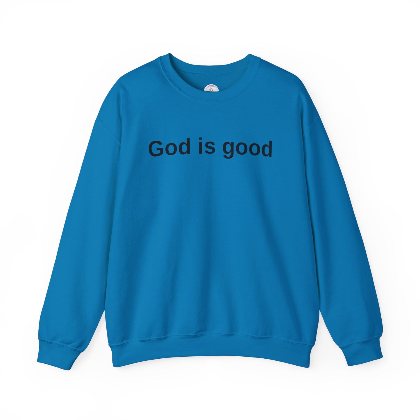 God is Good Unisex Heavy Blend Crewneck Sweatshirt - Cozy and Inspirational Apparel