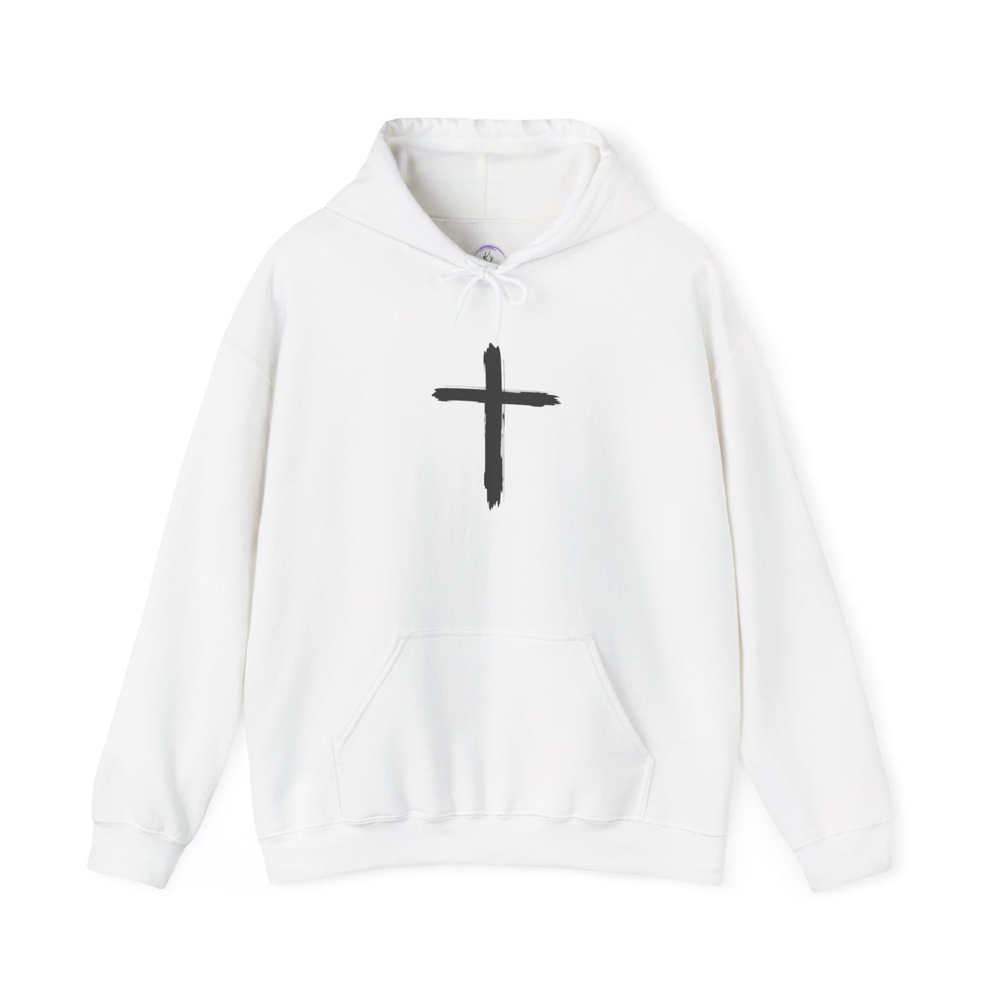 Minimalist Cross Design Unisex Heavy Blend™ Hoodie - Modern Faith Apparel