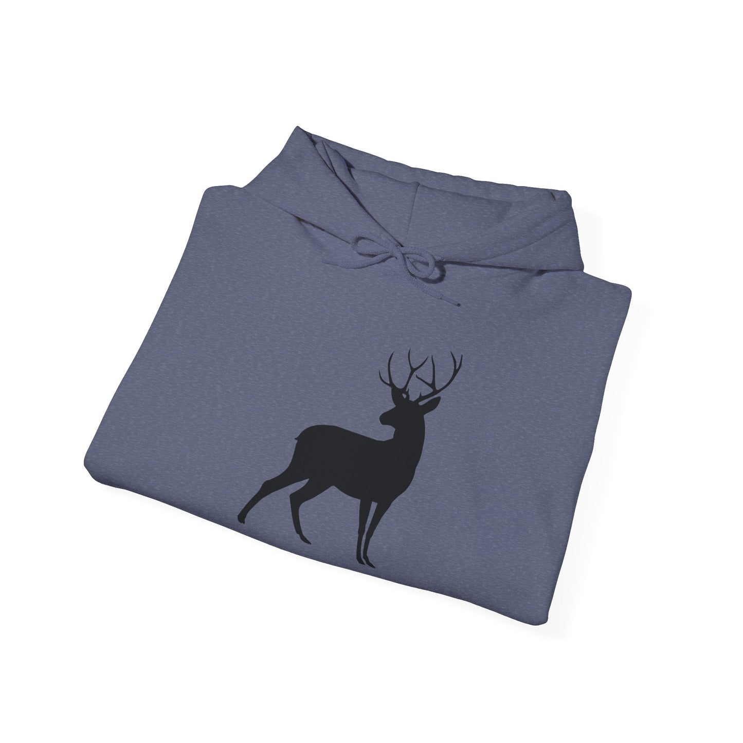 Unisex Deer Silhouette Heavy Blend Hoodie - Cozy Outdoor Apparel for Nature Lovers