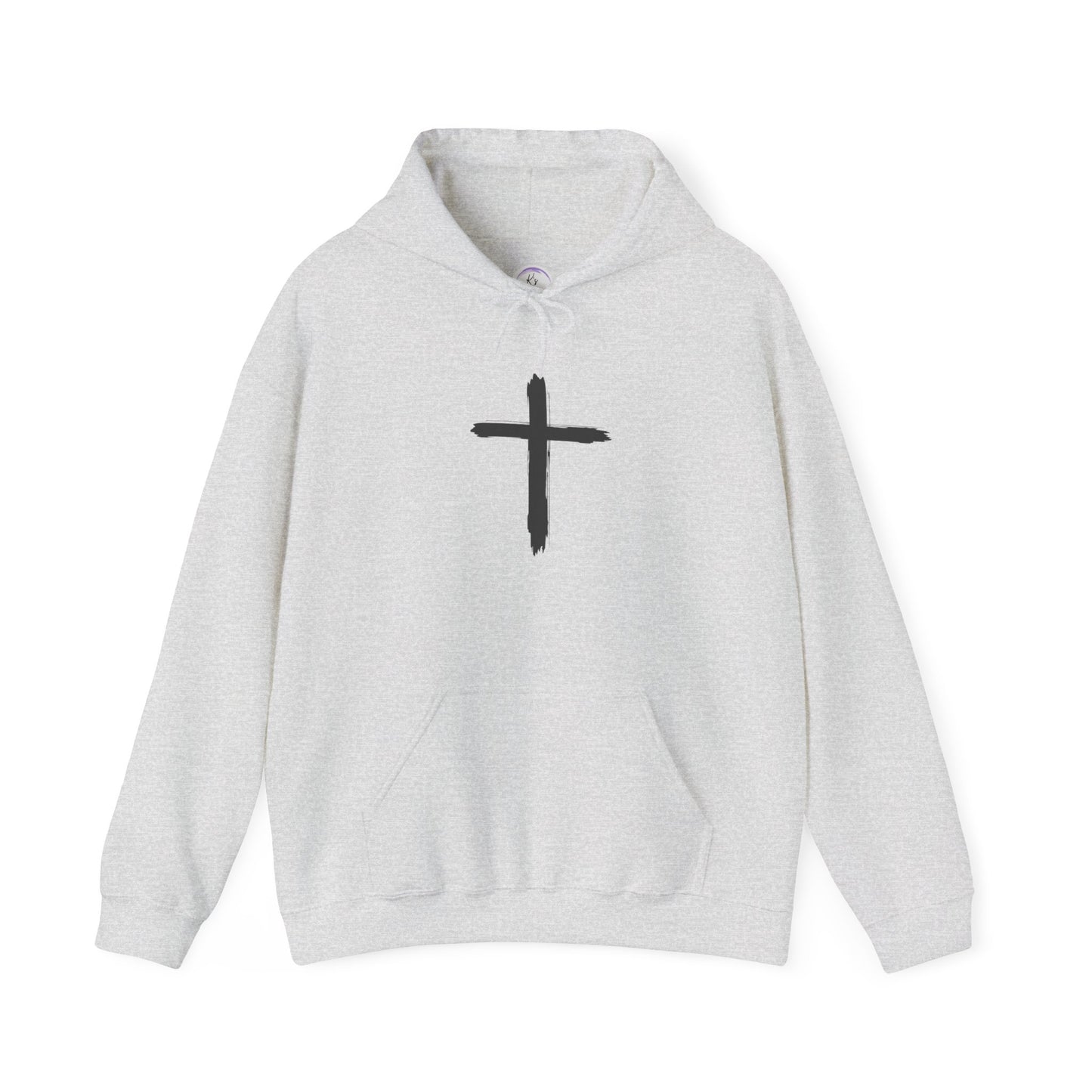 Minimalist Cross Design Unisex Heavy Blend™ Hoodie - Modern Faith Apparel