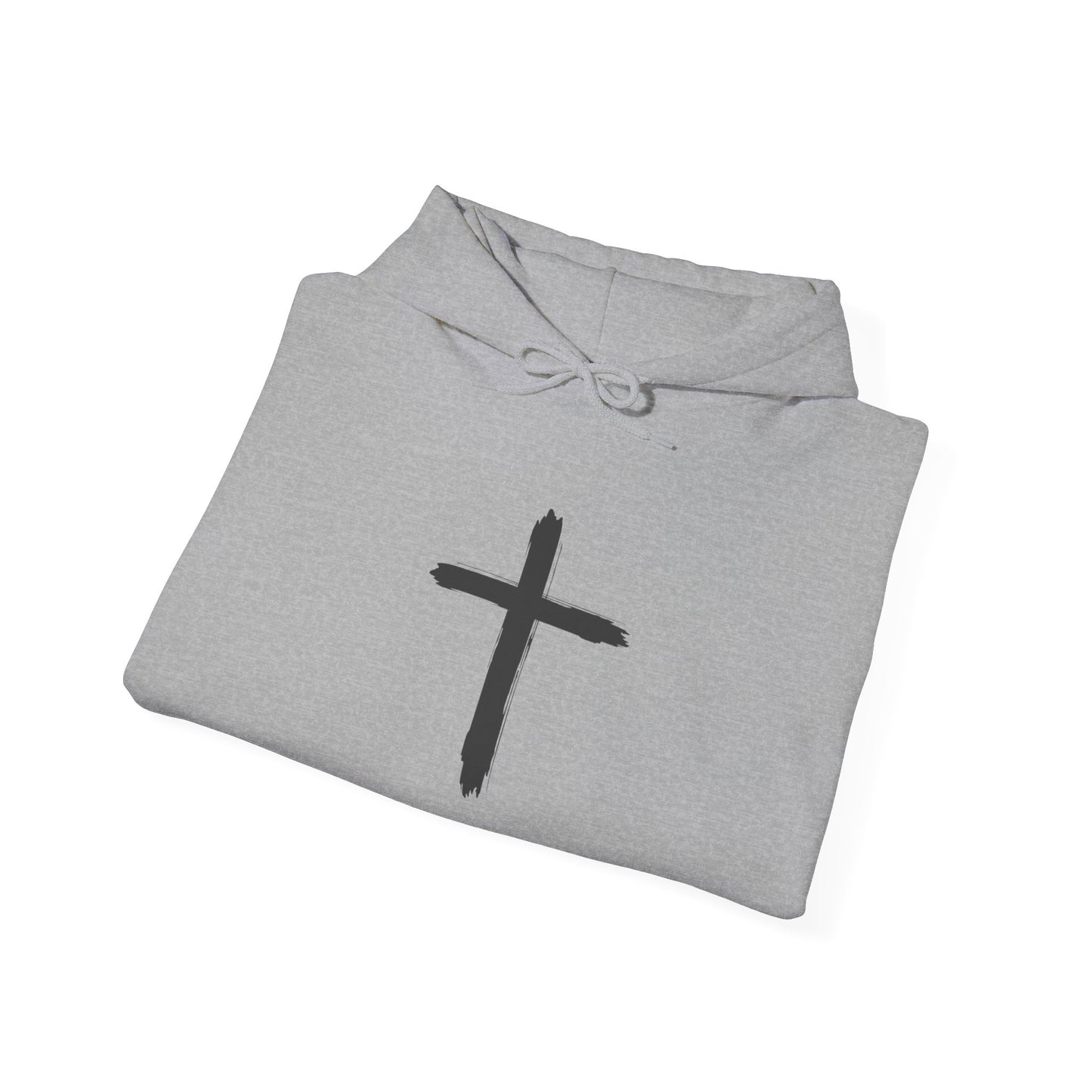 Minimalist Cross Design Unisex Heavy Blend™ Hoodie - Modern Faith Apparel