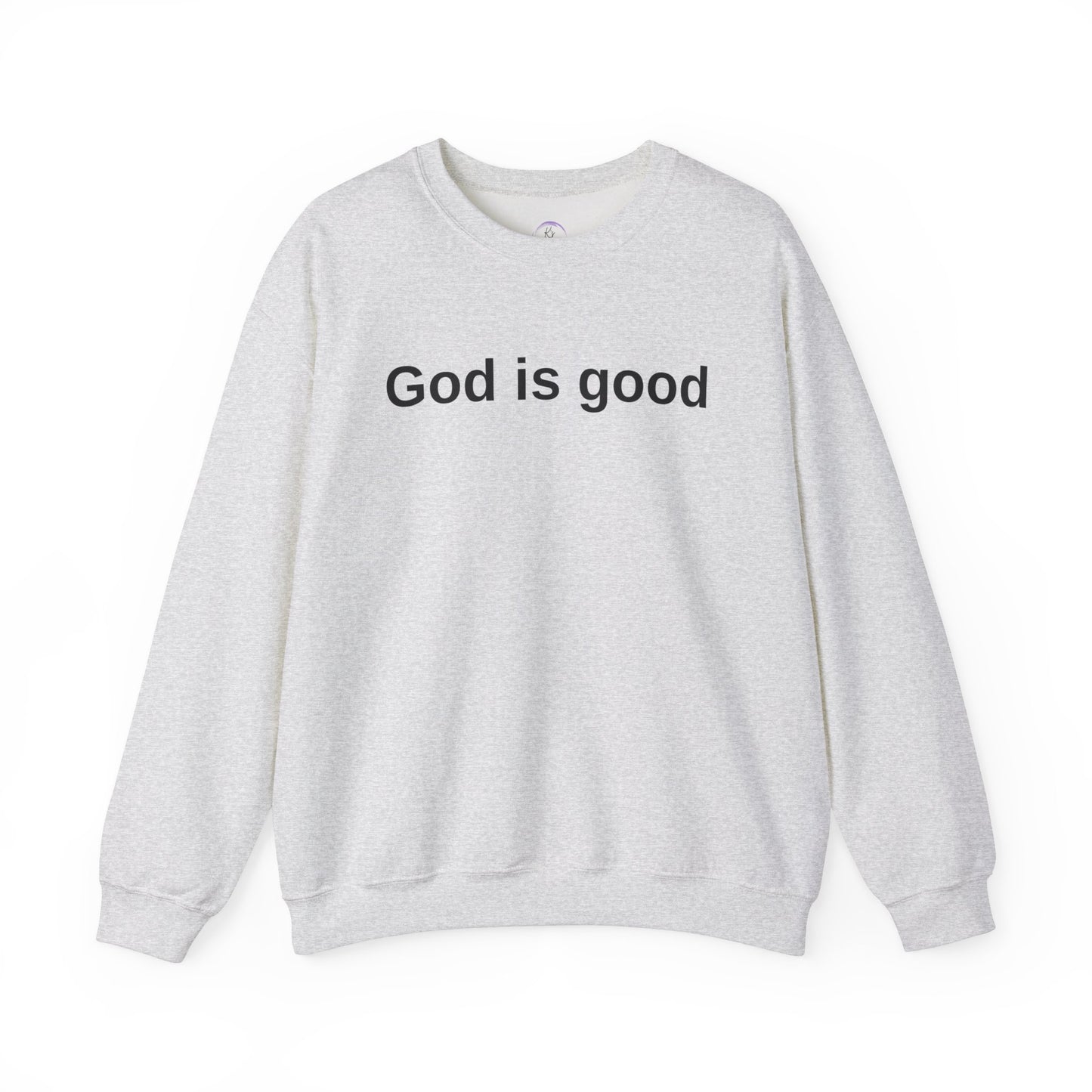 God is Good Unisex Heavy Blend Crewneck Sweatshirt - Cozy and Inspirational Apparel