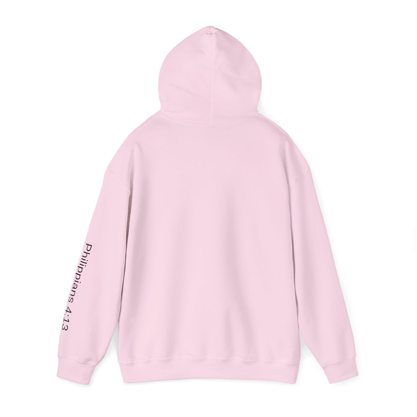 Christian Cross Hoodie | Philippians 4:13 | Cozy Unisex Heavy Blend Sweatshirt