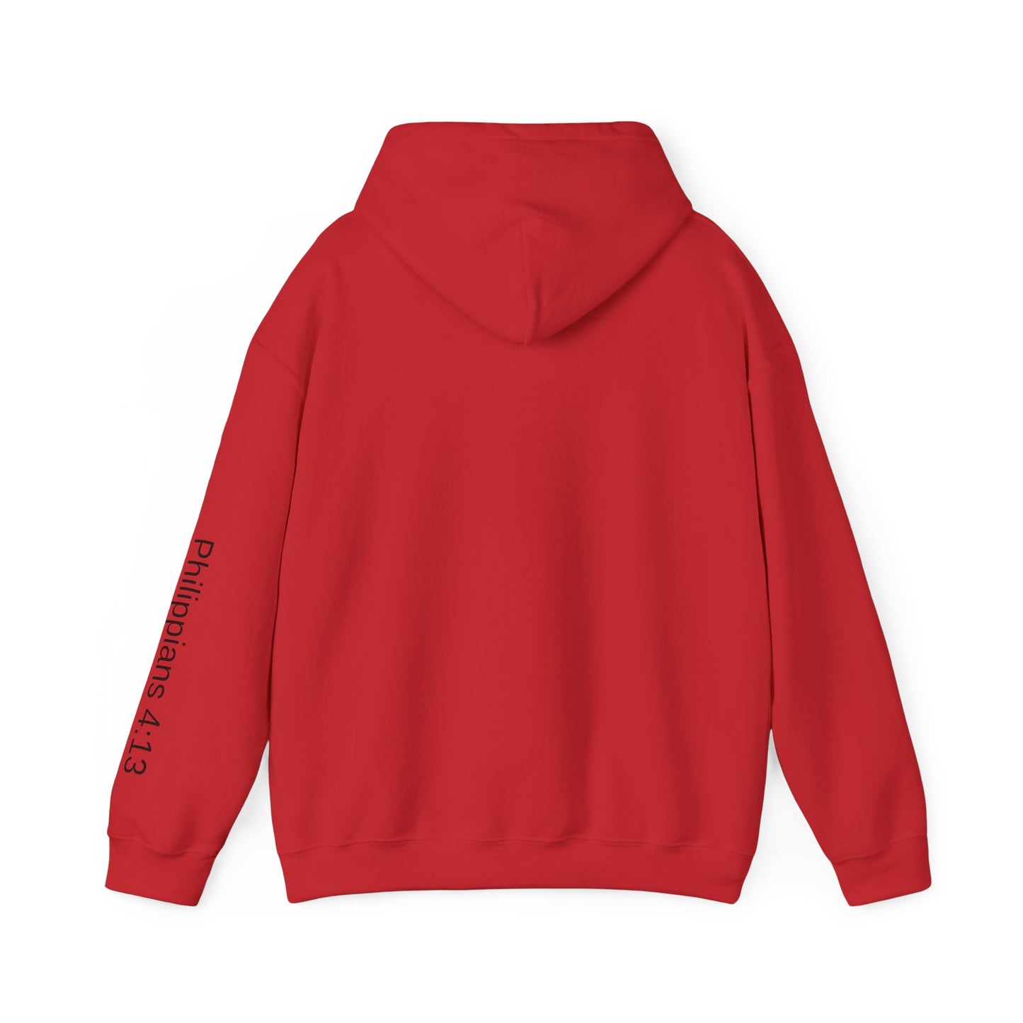 Christian Cross Hoodie | Philippians 4:13 | Cozy Unisex Heavy Blend Sweatshirt