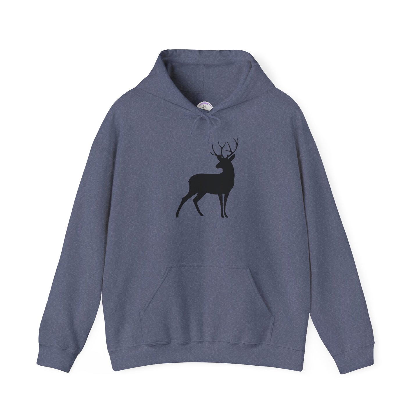 Unisex Deer Silhouette Heavy Blend Hoodie - Cozy Outdoor Apparel for Nature Lovers