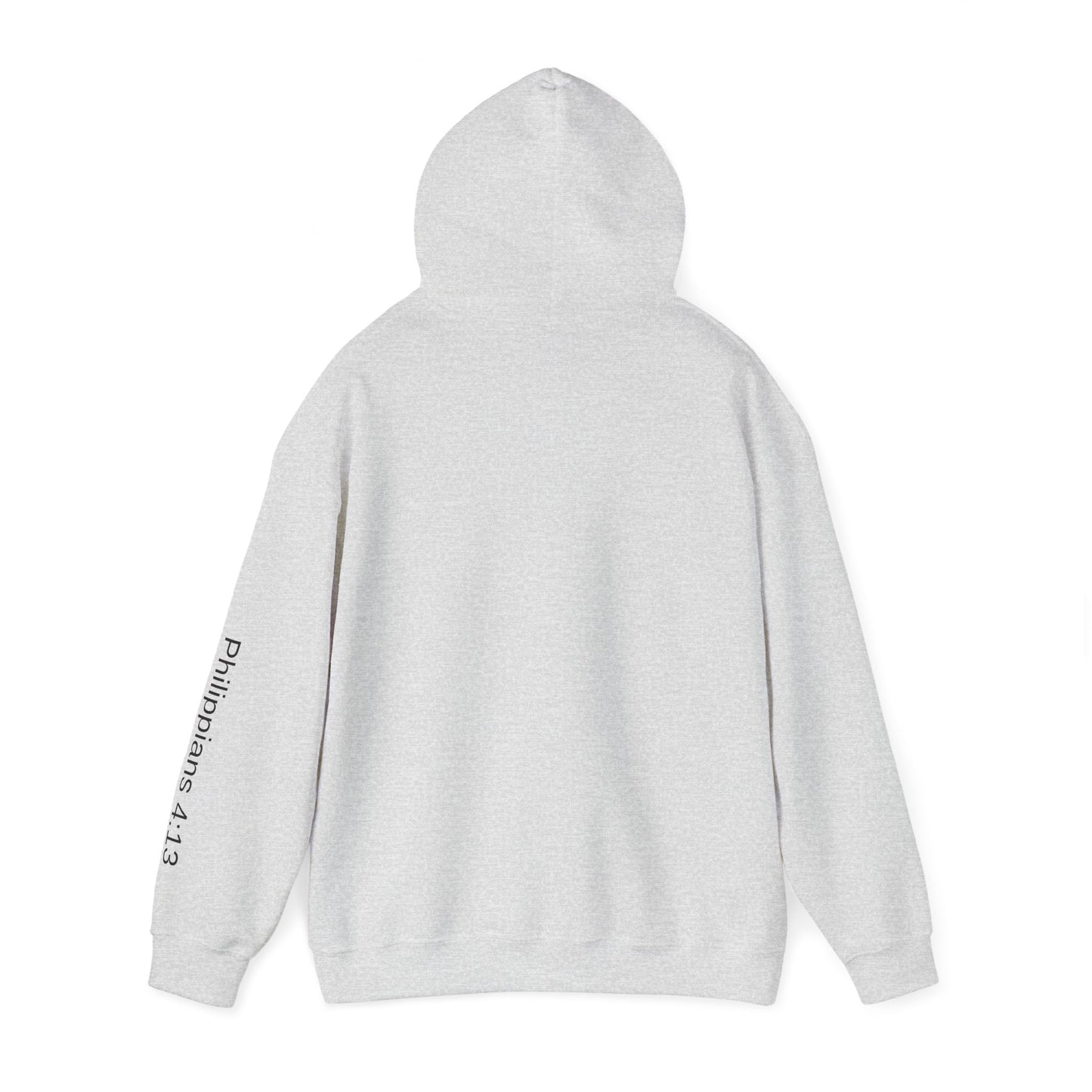 Christian Cross Hoodie | Philippians 4:13 | Cozy Unisex Heavy Blend Sweatshirt